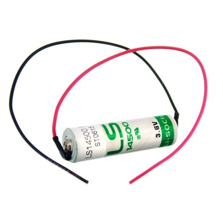 Saft LS14500_WIRE AA Battery 3.6V 2600mAh Lithium Replaces Tadiran and more LS14500_WIRE